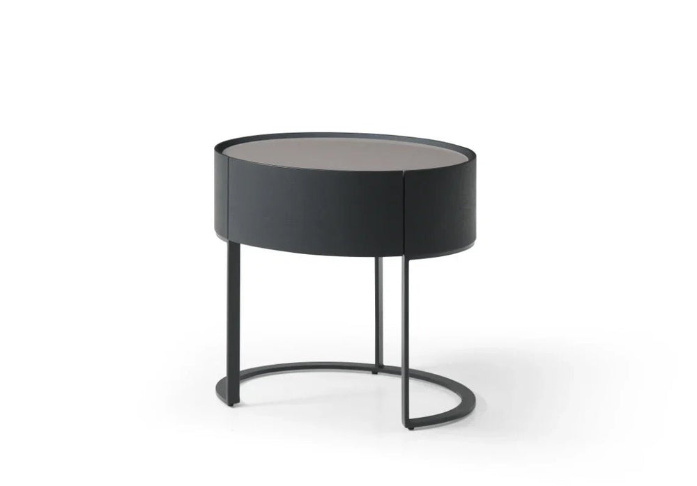 Verge Bedside Table - Black Oak - XShowhome Limited - Tommy Franks