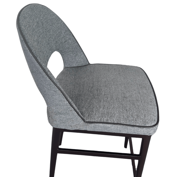 Verna Bar Stool - Enzimi Dark Grey and Dark Bronze - XShowhome Limited - Tommy Franks