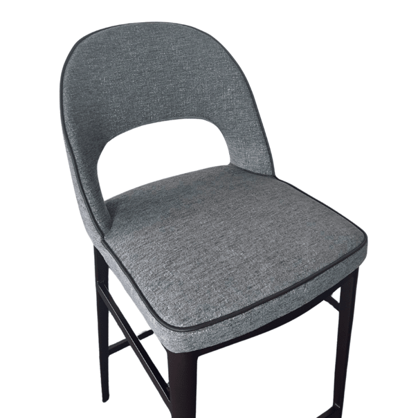 Verna Bar Stool - Enzimi Dark Grey and Dark Bronze - XShowhome Limited - Tommy Franks