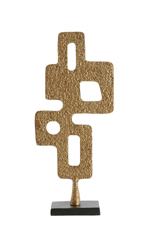 VEX Ornament - On Base Antique Bronze & Matt Black - Canwell Interiors Limited - Light & Living