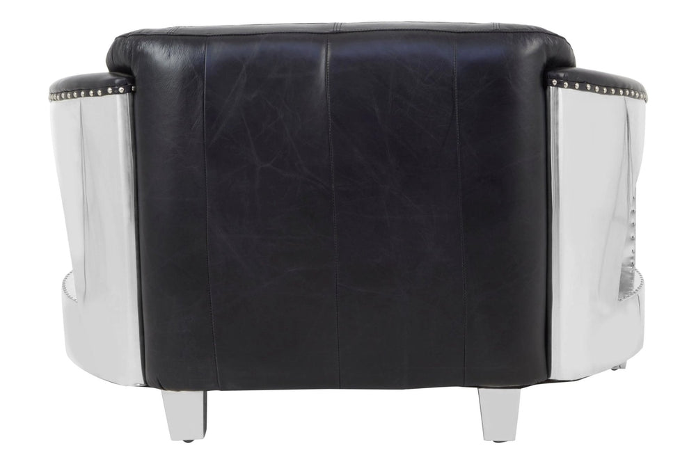 Victor 2 Seat Black Leather Sofa - XShowhome Limited - Xshowhome