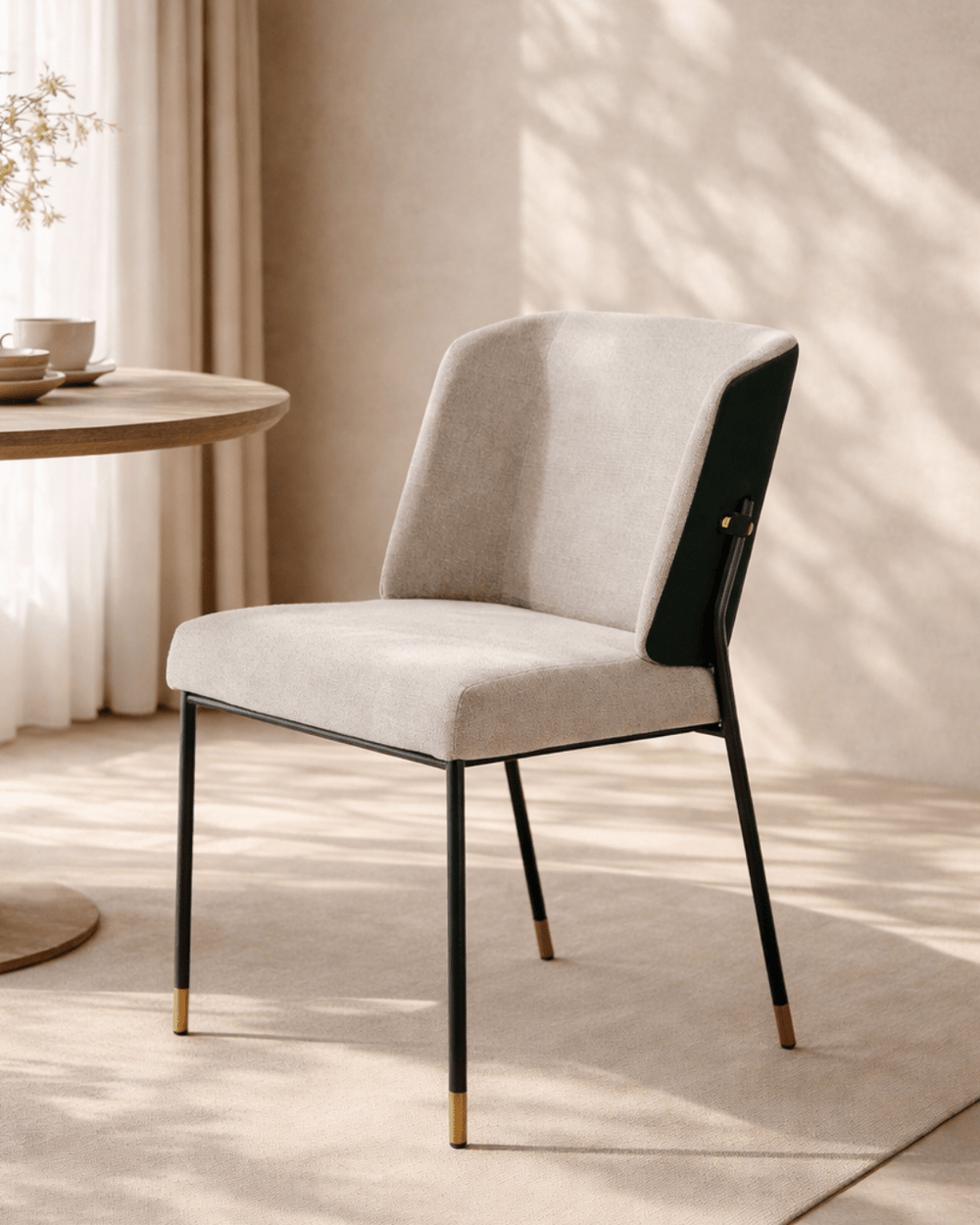 Victor Dining Chair - Enzimi Cream - Set of 2 - XShowhome Limited - Tommy Franks
