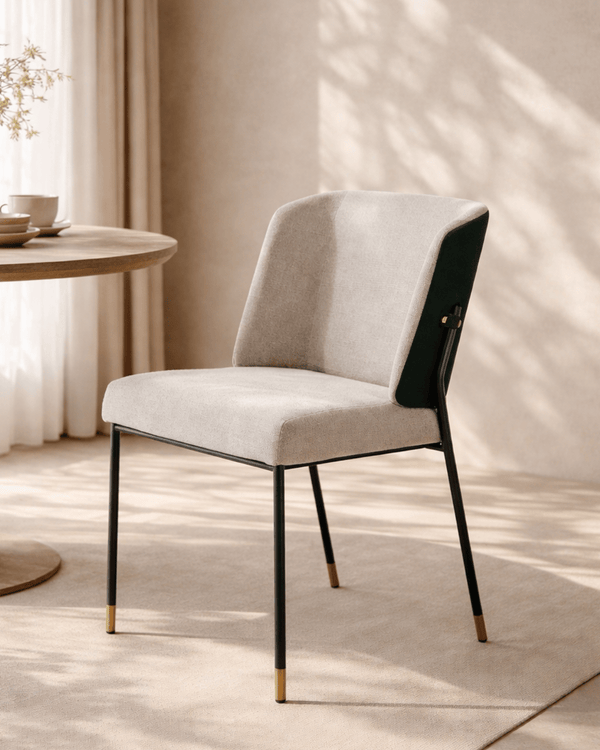 Victor Dining Chair - Enzimi Cream - Set of 2 - XShowhome Limited - Tommy Franks