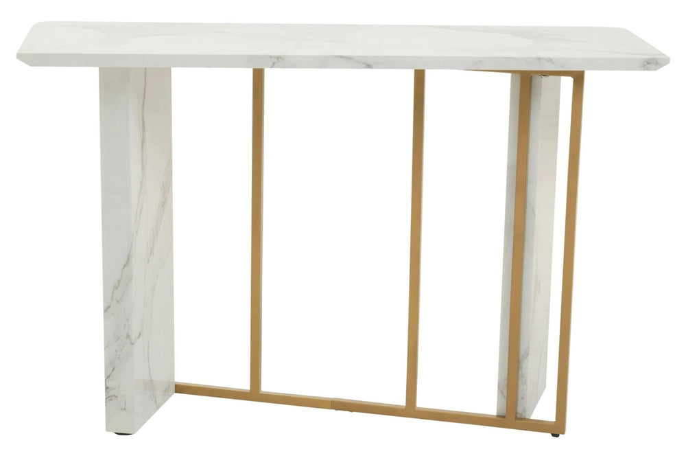 Vieste White Marble Effect Console Table - XShowhome Limited - Xshowhome