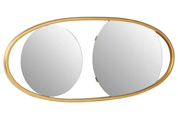 Villi Large Oval Wall Mirror - Canwell Interiors Limited - Xshowhome