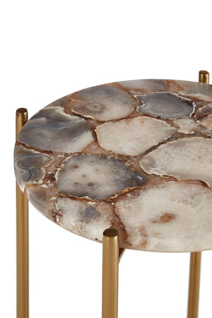 Vita Natural Agate Side Table - XShowhome Limited - Xshowhome