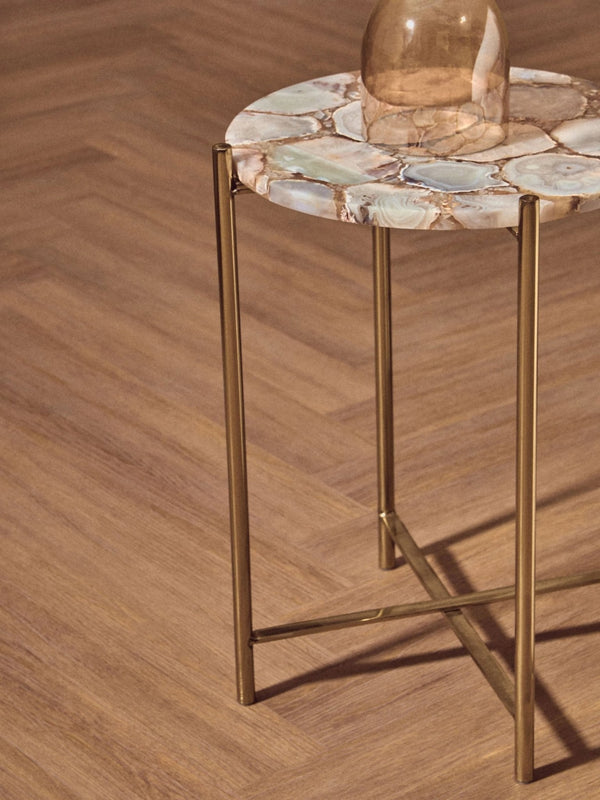 Vita Natural Agate Side Table - XShowhome Limited - Xshowhome
