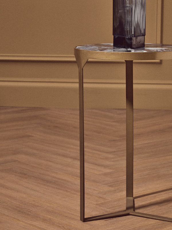 Vizzini Round Agate Side Table - Canwell Interiors Limited - Xshowhome