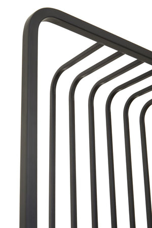 Vogue Five Tier Black Shelf Unit - Canwell Interiors Limited - Xshowhome