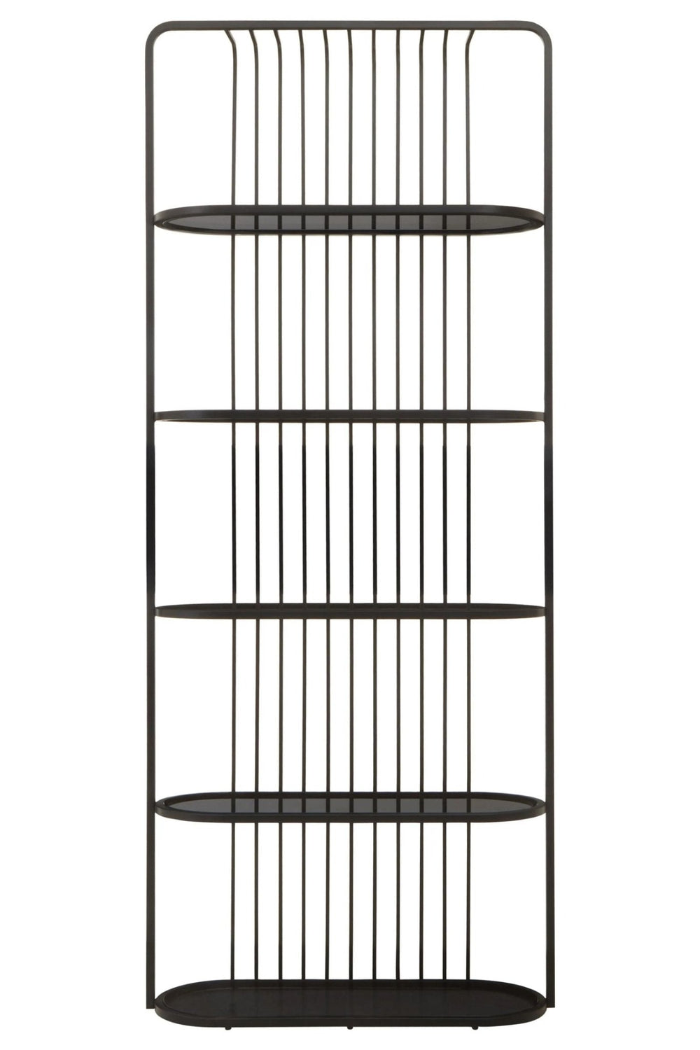 Vogue Five Tier Black Shelf Unit - XShowhome Limited - Xshowhome