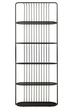 Vogue Five Tier Black Shelf Unit - XShowhome Limited - Xshowhome