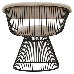 Vogue Mink Velvet and Black Frame Chair - Canwell Interiors Limited - Xshowhome