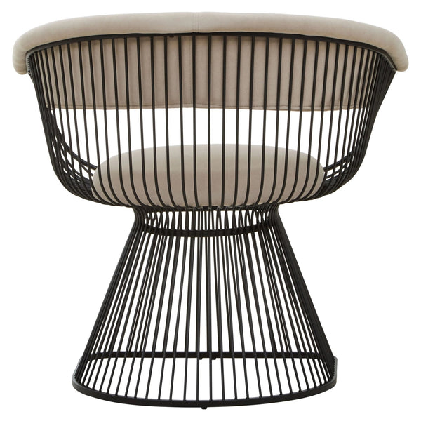 Vogue Mink Velvet and Black Frame Chair - XShowhome Limited - Xshowhome