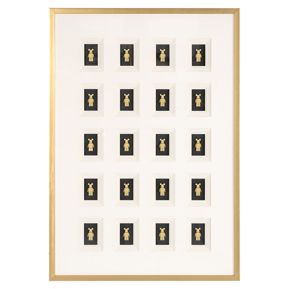 Wall art Bear black & Gold - Canwell Interiors Limited - Richmond