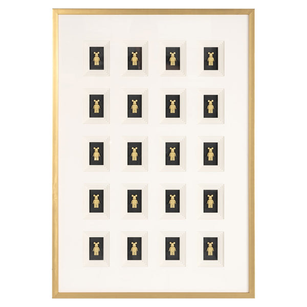 Wall art Bear black & Gold - Canwell Interiors Limited - Richmond