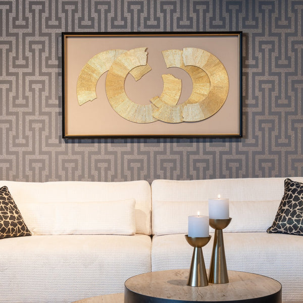 Wall art Eden black/gold - Canwell Interiors Limited - Richmond