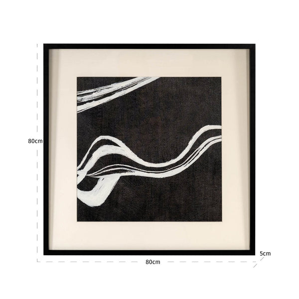 Wall art Jozra black/white - Canwell Interiors Limited - Richmond