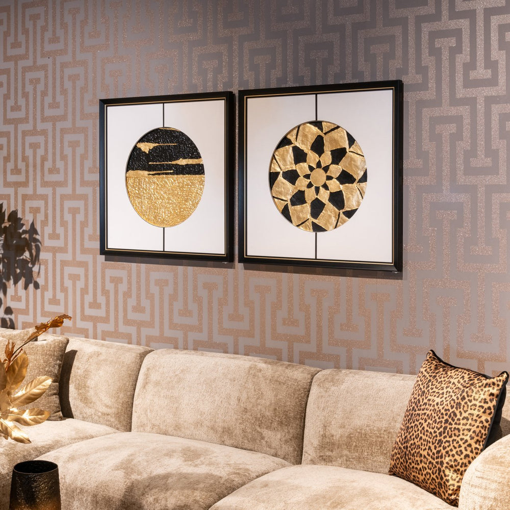 Wall art Moon black/gold - Canwell Interiors Limited - Richmond