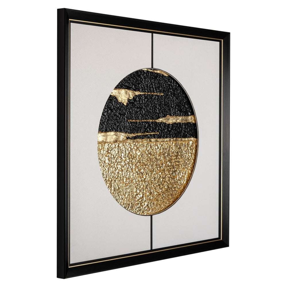 Wall art Moon black/gold - Canwell Interiors Limited - Richmond