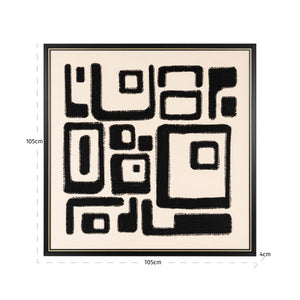 Wall art Shanita black/white - Canwell Interiors Limited - Richmond