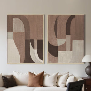 Wall art Tatu left brown - Canwell Interiors Limited - Richmond