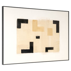 Wall art Vortex beige left - Canwell Interiors Limited - Richmond