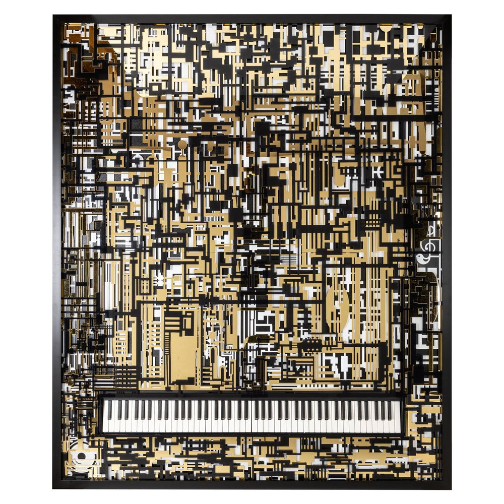 Wall art Wibi black/gold - Canwell Interiors Limited - Richmond