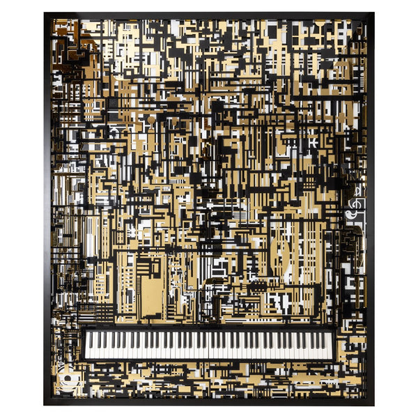 Wall art Wibi black/gold - Canwell Interiors Limited - Richmond