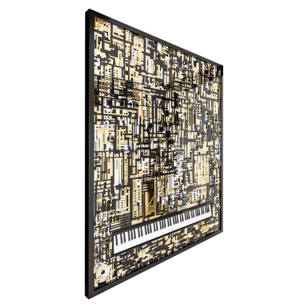 Wall art Wibi black/gold - Canwell Interiors Limited - Richmond