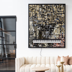 Wall art Wibi black/gold - Canwell Interiors Limited - Richmond