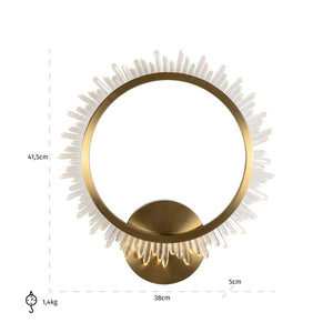 Wall Lamp Beau Brushed Gold - XShowhome Limited - Richmond