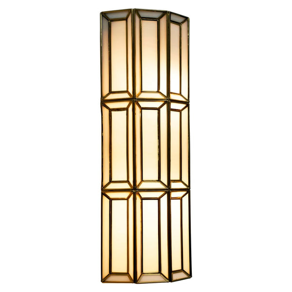 Wall lamp Opal brass antique - Canwell Interiors Limited - Richmond
