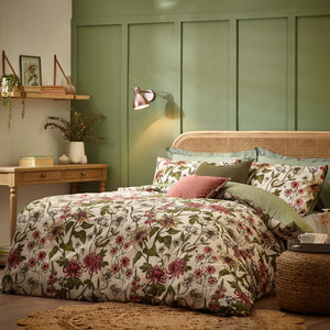 Wallflower Super King Size Duvet Set Natural - Canwell Interiors Limited - Riva