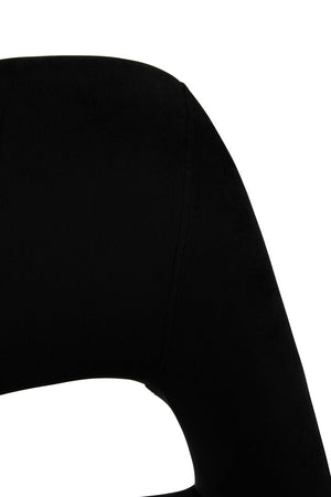 Warren Black Velvet Dining Chair - Canwell Interiors Limited - Xshowhome