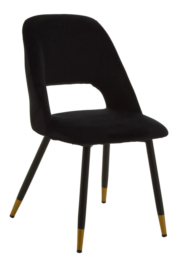 Warren Black Velvet Dining Chair - XShowhome Limited - Xshowhome
