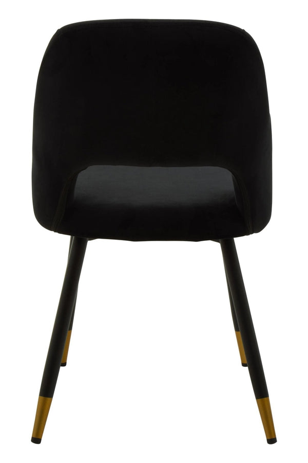 Warren Black Velvet Dining Chair - XShowhome Limited - Xshowhome