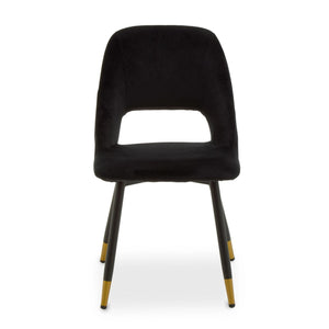 Warren Black Velvet Dining Chair - XShowhome Limited - Xshowhome