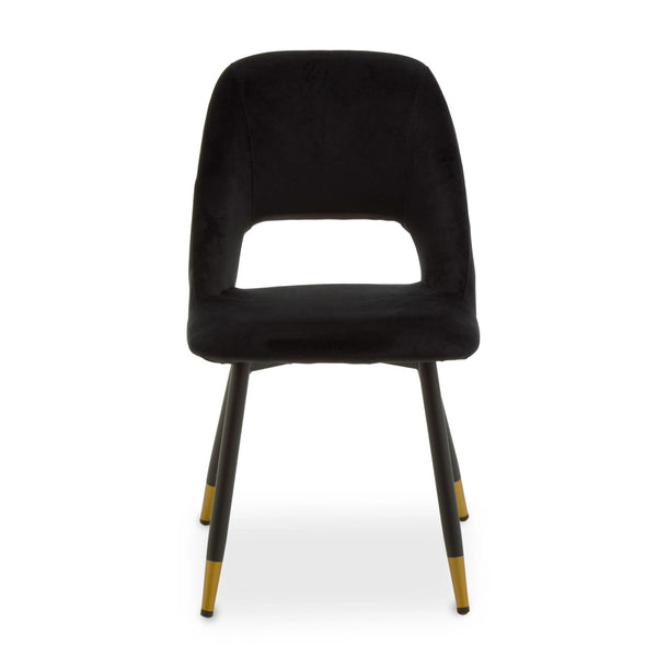 Warren Black Velvet Dining Chair - XShowhome Limited - Xshowhome