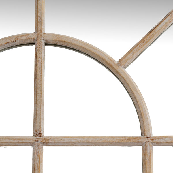 Washed Wood Arched Window Mirror - Canwell Interiors Limited - Hills