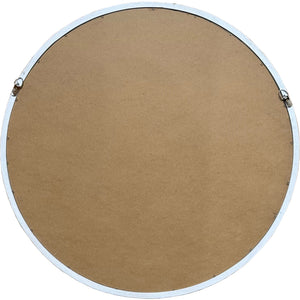 Washed Wood Framed Beaded Mirror - Canwell Interiors Limited - Hills