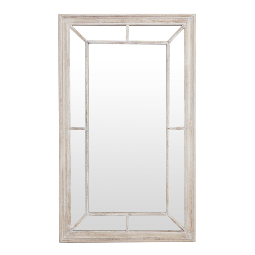 Washed Wood Framed Window Mirror - Canwell Interiors Limited - Hills