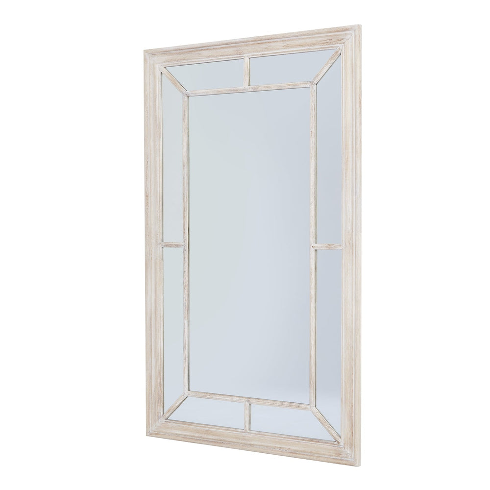 Washed Wood Framed Window Mirror - Canwell Interiors Limited - Hills