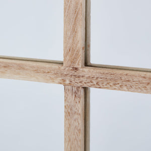Washed Wood Large Window Mirror - Canwell Interiors Limited - Hills