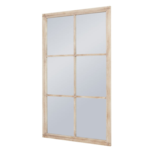Washed Wood Large Window Mirror - Canwell Interiors Limited - Hills