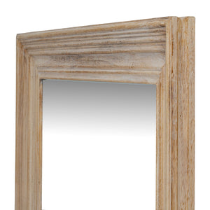 Washed Wood Medium Framed Mirror - Canwell Interiors Limited - Hills