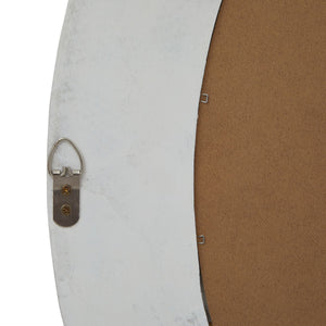 Washed Wood Round Framed Mirror - Canwell Interiors Limited - Hills