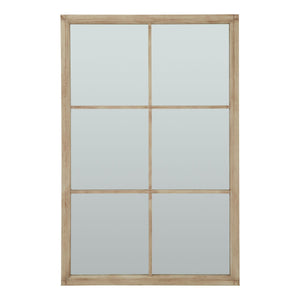 Washed Wood Xl Window Mirror - Canwell Interiors Limited - Hills