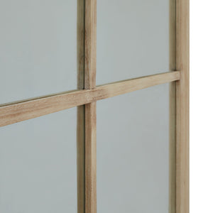 Washed Wood Xl Window Mirror - Canwell Interiors Limited - Hills