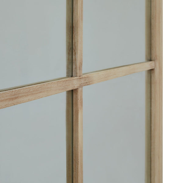 Washed Wood Xl Window Mirror - Canwell Interiors Limited - Hills