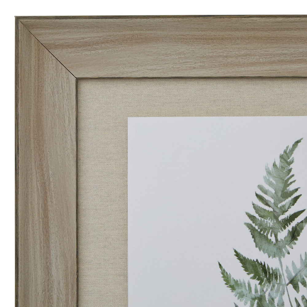 Watercolour Bracken Fern in Washed Wood Frame - Canwell Interiors Limited - Hills